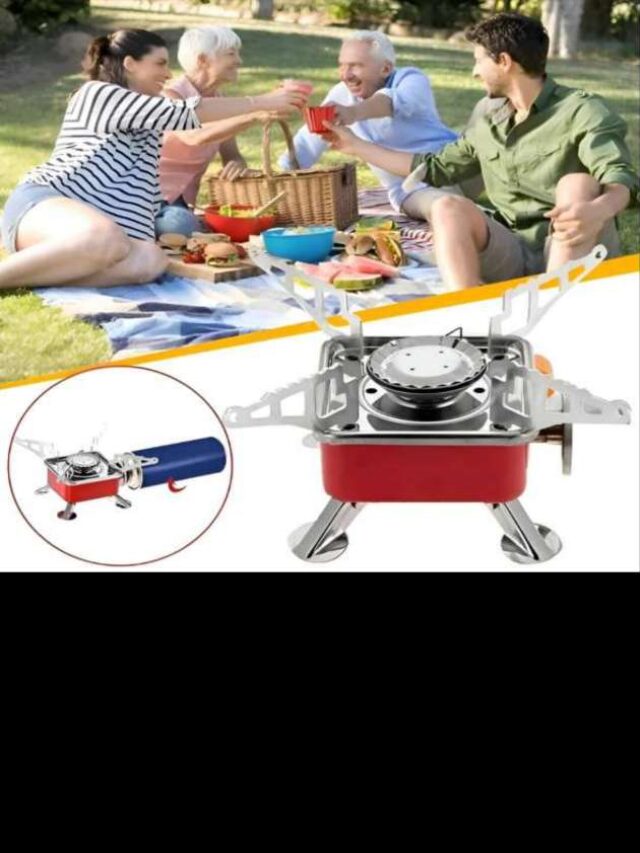 Folding Gas Stove And Picnic Butane Gas Burner For Outdoor Camping, Travelling